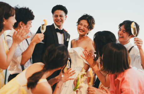 笑顔と祝福が溢れるテラスパーティ！