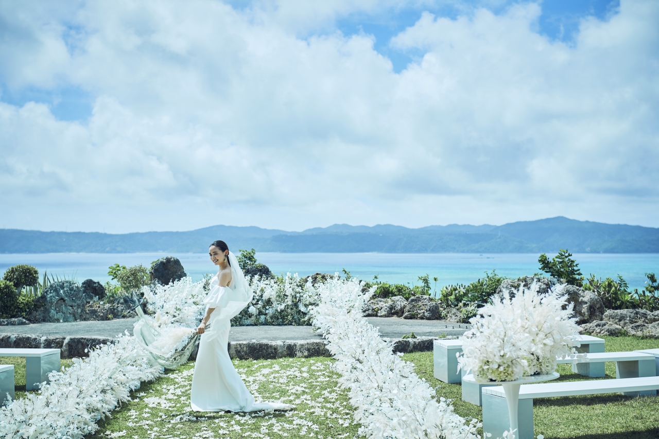 古宇利島 空と海のウェディング