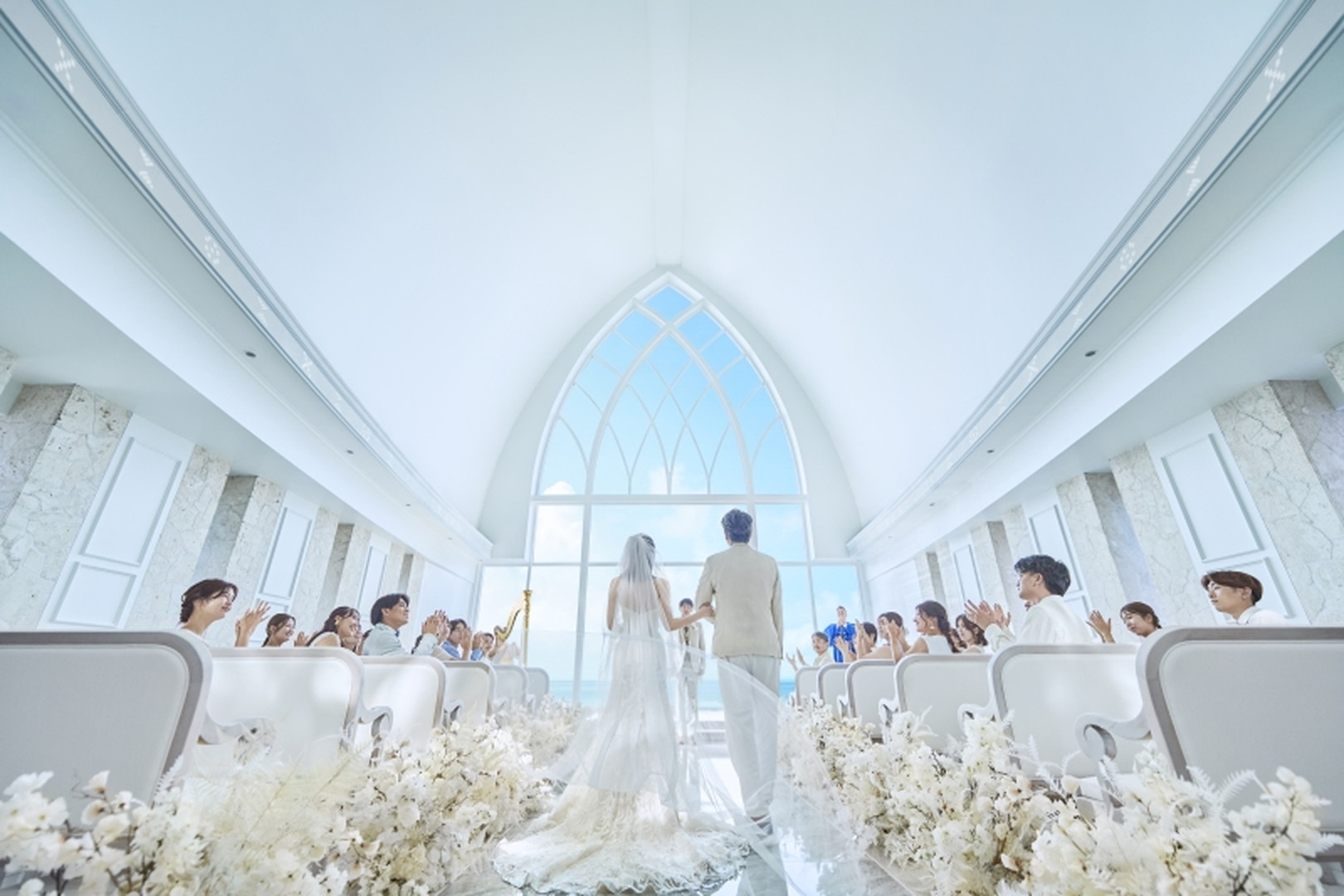 【60名以上OK！】海見えチャペル×提携会場 披露宴セットプラン*大人数割で『100万円』相当お得！土日
