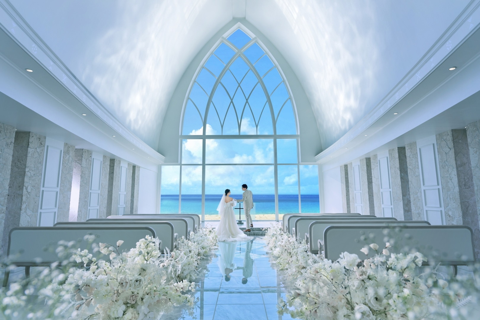 ＼3組限定*／オンザビーチチャペルで花嫁体験　≪平日時間≫